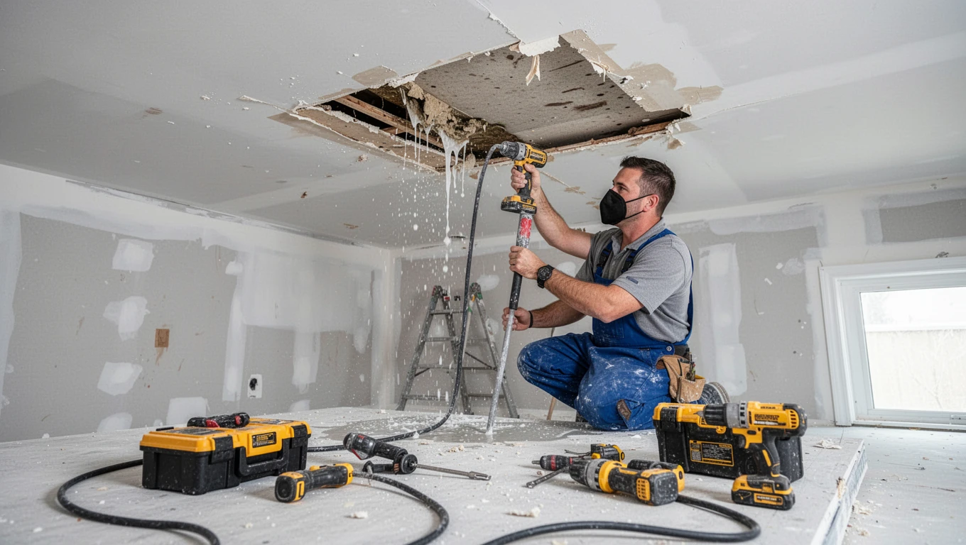 Ceiling Water Damage Repair