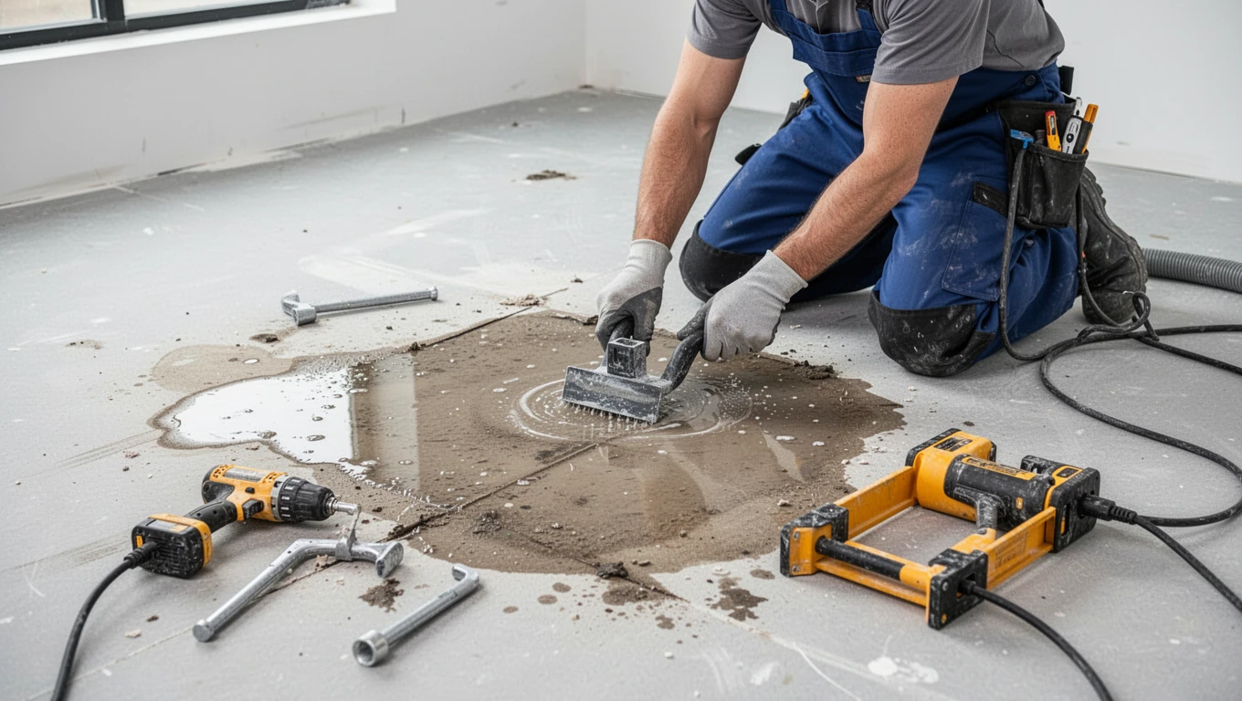 Floor Water Damage Repair