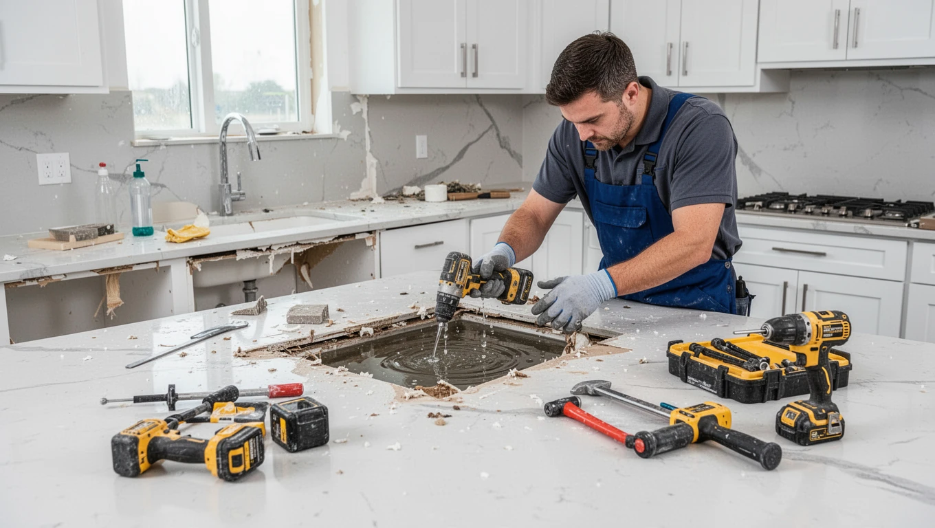 Kitchen Water Damage Repair