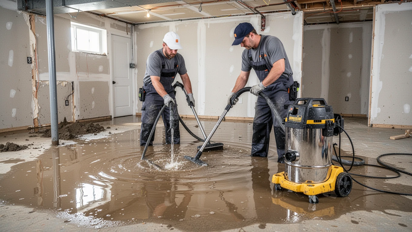 Flooded Basement Cleanup